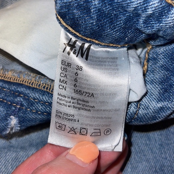 Womens size 6 mom jean H&M & denim brand - Picture 5 of 7